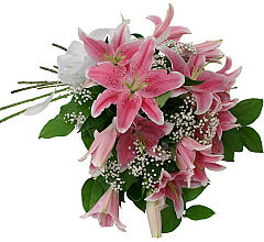Pink Lily Bouquet
