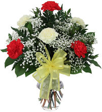 Red & Yellow Carnations