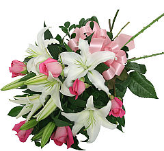 Lily and Rose Bouquet