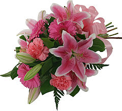 Pink Hand Tied Bouquet