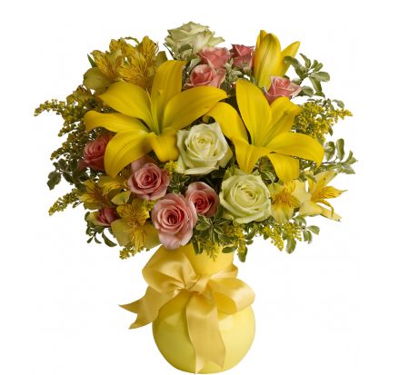 Teleflora's Sunny Smiles Bouquet (T421A) · Teleflora Mother's Day