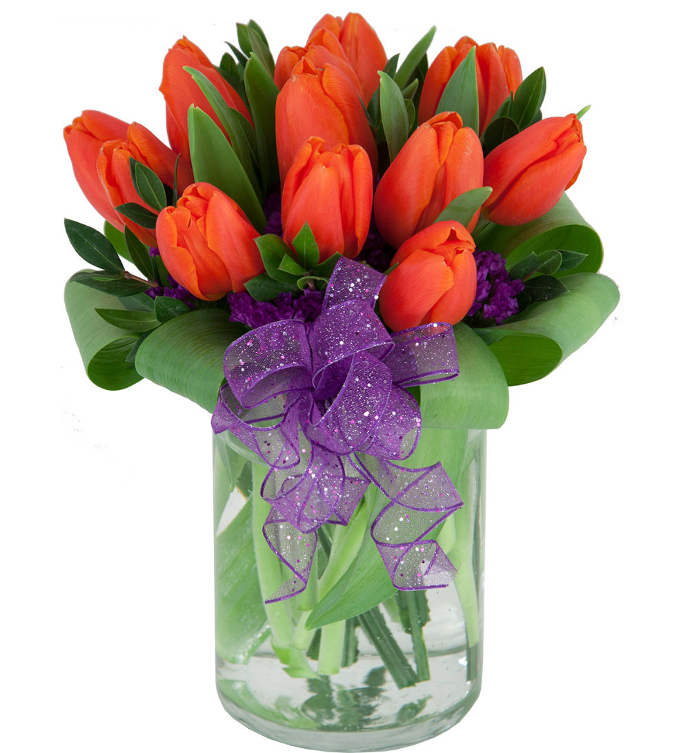Orange Crush · Tulips in a Vase · Tulips · Canada Flowers