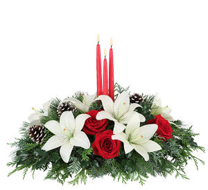 Christmas Floral Centerpieces