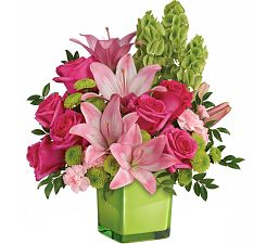 Teleflora's In Love With Lime Bouquet