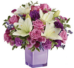 Teleflora's Pleasing Purple Bouquet