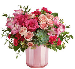 Teleflora's Rosy Radiance Bouquet