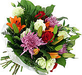 Send her an arrangement that was made Just For Her. Beautiful European hand tied bouquet of fresh flowers that will be unique and different every time.
