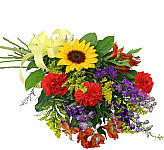 Easy to give freshly cut floral bouquet for anytime gift giving. Same day delivery across Canada.