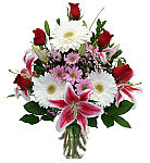 Luxurious arrangement of fragrant flowers that send your message of love and a happy future together. We are Canada Flowers.ca