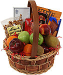 Send this Tantalizing Treats Basket filled with delicious fruits and tasty snacks for any occasion or sentiment.