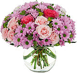 Say thank you with a bowl full of fresh flowers artfully arranged by a professional florist and delivered to the door.