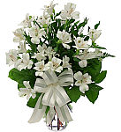 Thoughtful and affordable budget sympathy flowers for a funeral service or visitation. Flower delivery across Canada.