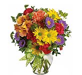 Birthday flowers for under $50 including delivery. Same day delivery across Canada with Canada Flowers.