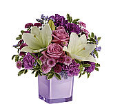 Teleflora's Pleasing Purple Bouquet