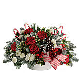 Teleflora's Jolly Candy Cane Bouquet