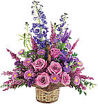 Teleflora's Gentle Comfort basket is a warm and gentle message of friendship, love and support during this difficult time. Trust Canada Flowers with your most important Teleflora funeral orders and delivery.