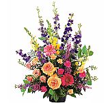 Send Teleflora's Most Memorable Tribute as a colourful and vibrant memorial to honour the deceased and send loving support to the family. Trust Canada Flowers with your most important floral messages, same day across Canada.