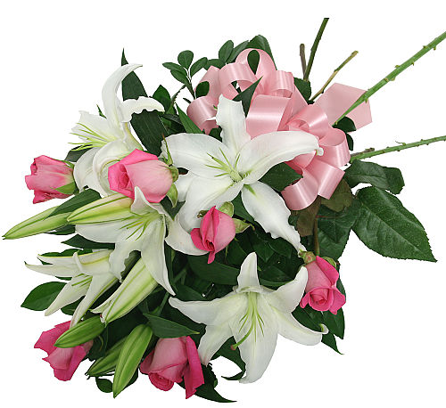 Lily and Rose Bouquet