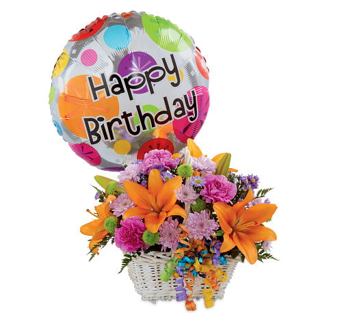 FTD® Happy Blooms Basket