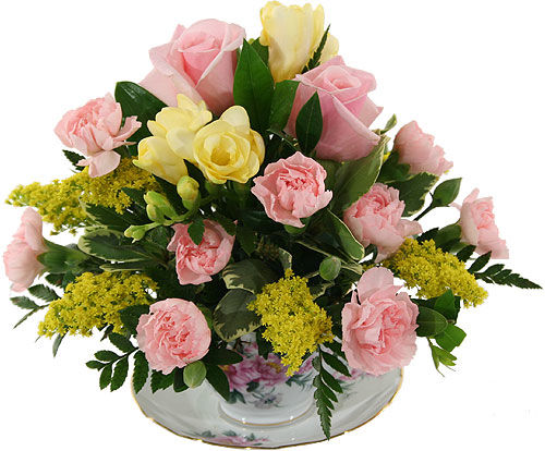 Tea Cup Arrangement