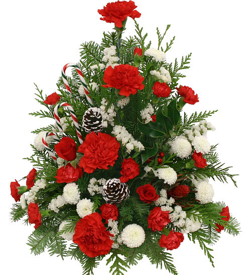 Decorative Floral Tree Ch20aa Christmas Flower Arrangements