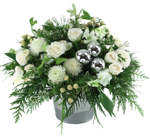 Fun & Frosty #CH95AA · Christmas Flower Arrangements · Canada Flowers.ca