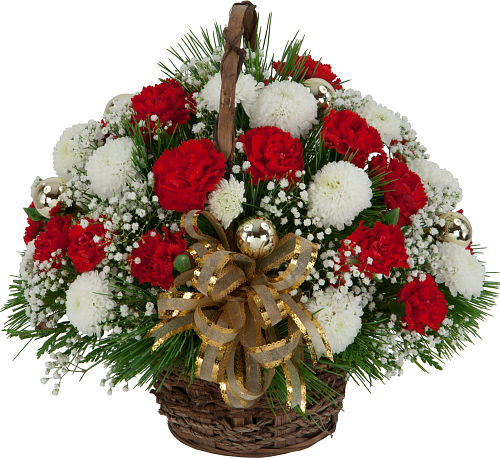 Holiday Flower Basket