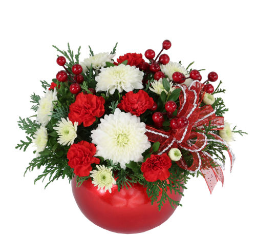 Santa's Secret #CH70AA · Christmas Flower Arrangements · Canada Flowers.ca