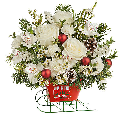 Teleflora's Santa's Sleigh Bouquet