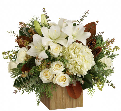Teleflora's Snowy Woods Bouquet