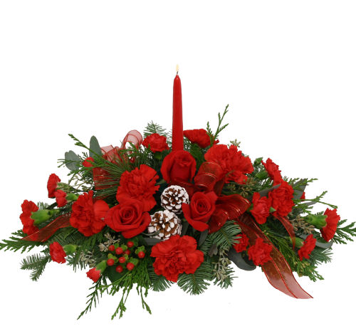 Centerpiece in Red CC5AA Canada Flowers