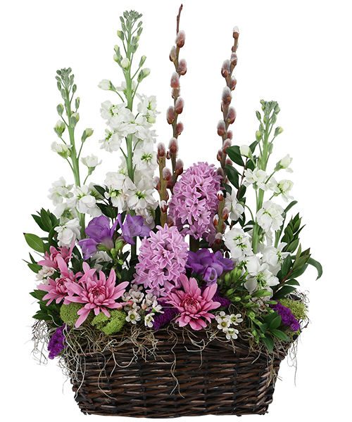 Joyful Easter Flower Basket