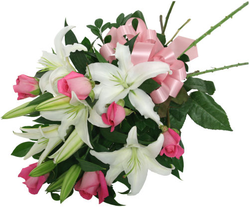 Lily and Rose Bouquet