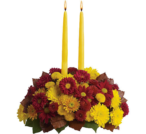 Teleflora's Harvest Happiness Centerpiece