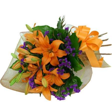 Orange Lily Bouquet