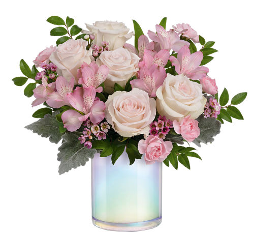 Teleflora's Pretty As A Pearl Bouquet