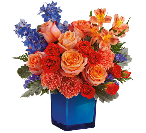 Teleflora's Blue Daydream Bouquet