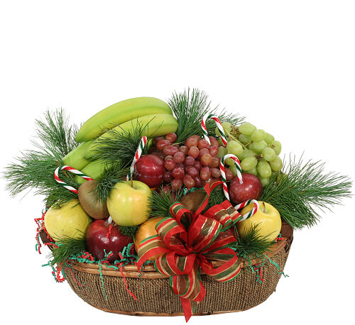 Assorted Christmas Fruit Basket