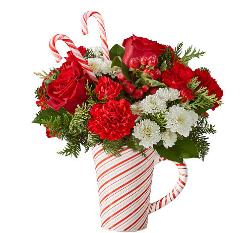 FTD Peppermint Swirl Mug