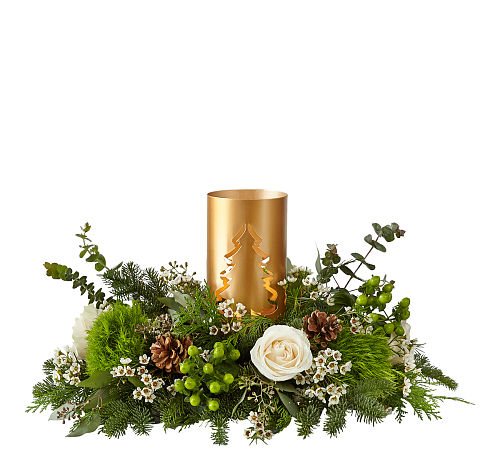 FTD Chestnuts Roasting Centrepeice 