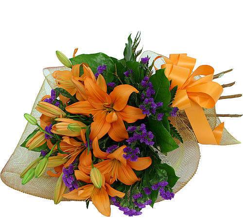 Orange Lily Bouquet