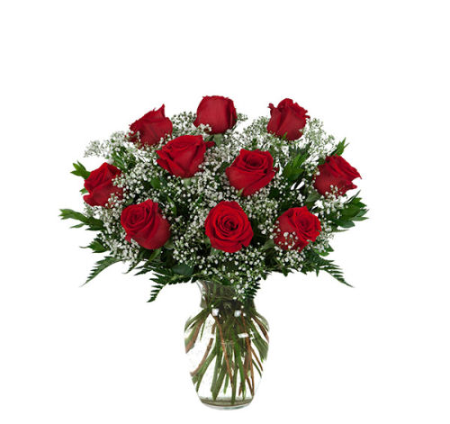 10 Red Roses