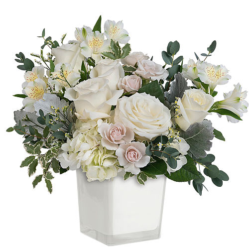 Teleflora's Peaceful Clouds Bouquet