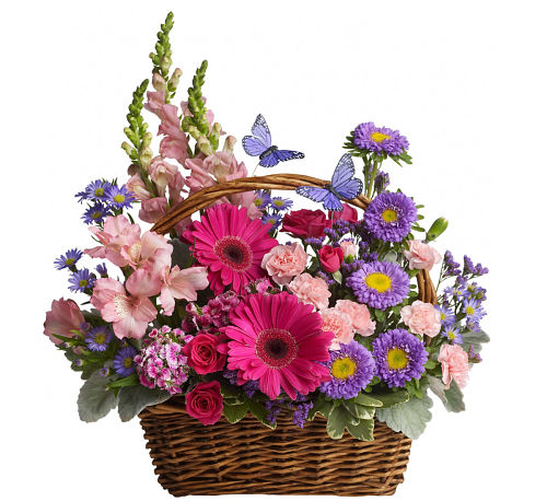 Teleflora's Country Basket Blooms