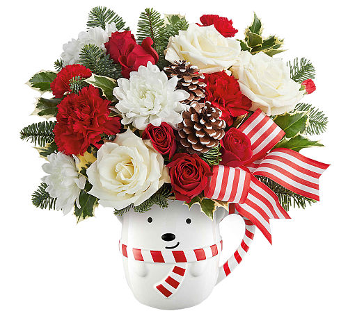 Teleflora's Send a Hug Cozy Cub Wish Bouquet