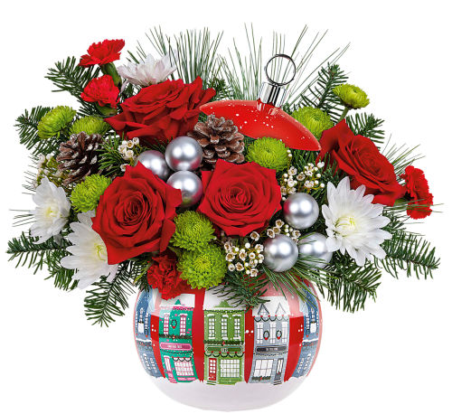 Teleflora's Enchanting Ornament Bouquet