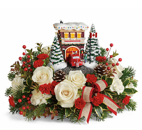 Thomas Kinkade's Hero's Holiday Bouquet