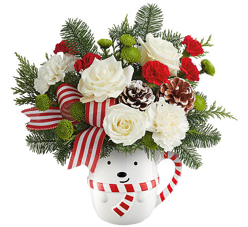 Teleflora's Send A Hug Bear Hugs & Wishes Bouquet