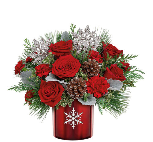 Teleflora's Magical Snowflake Bouquet