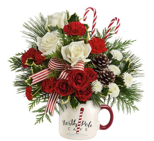 Send a Hug North Pole Cafe Mug